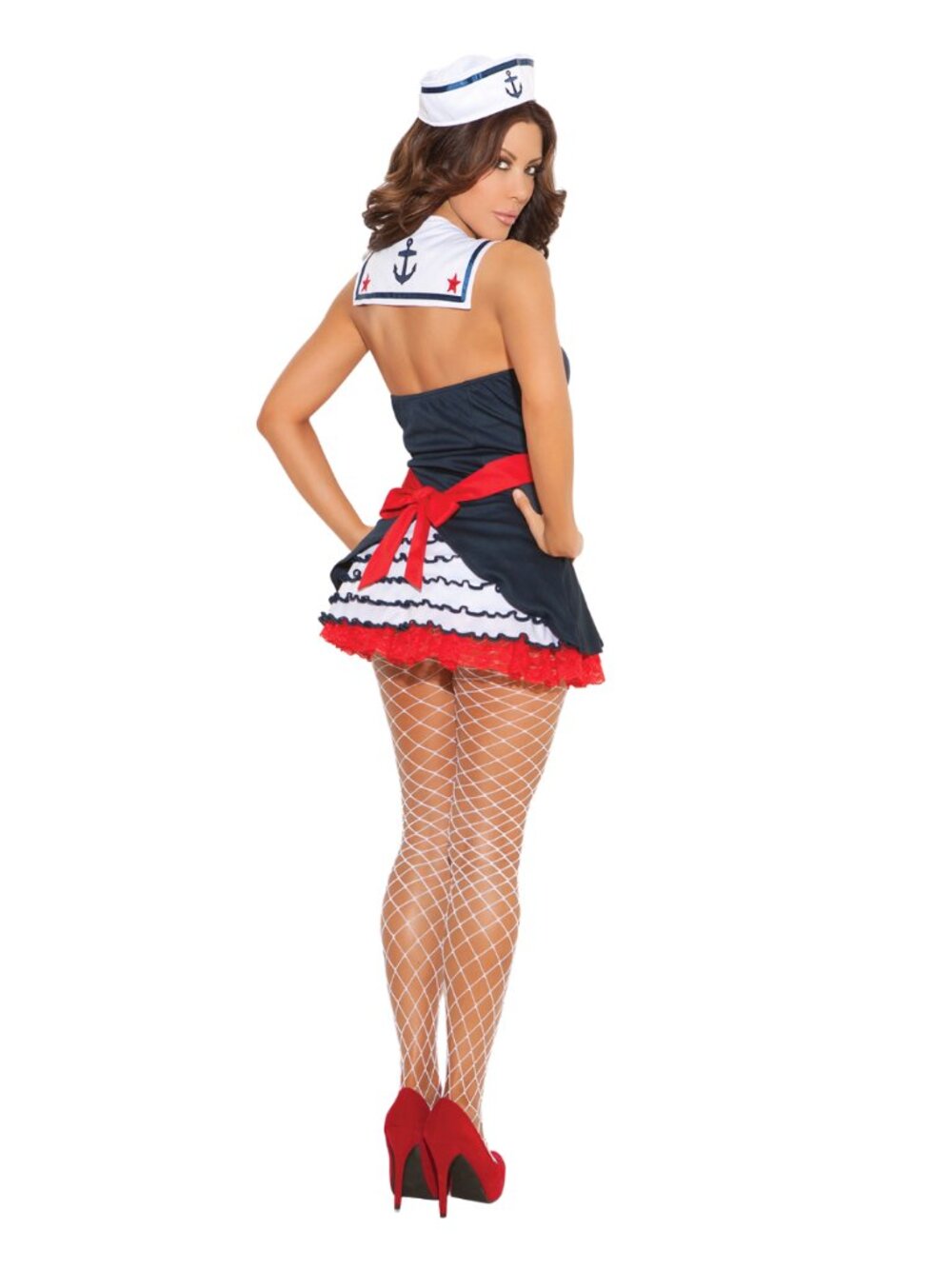 Sailor Girl Costume 2 Piece Set with Hat - Picture 4 of 8